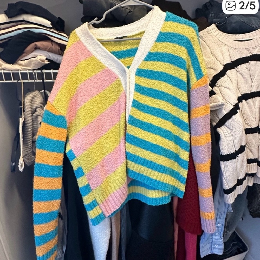 Rails Colorful Striped Women's Sweater
